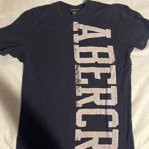 Abercrombie & Fitch navy short sleeved t-shirt.  Size small
